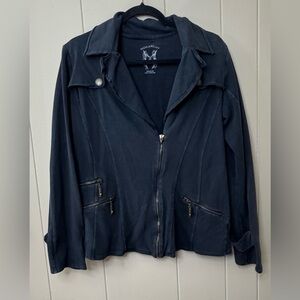 Y2K Monarchy LA Sweatshirt Blazer Grunge Jacket Womens Medium